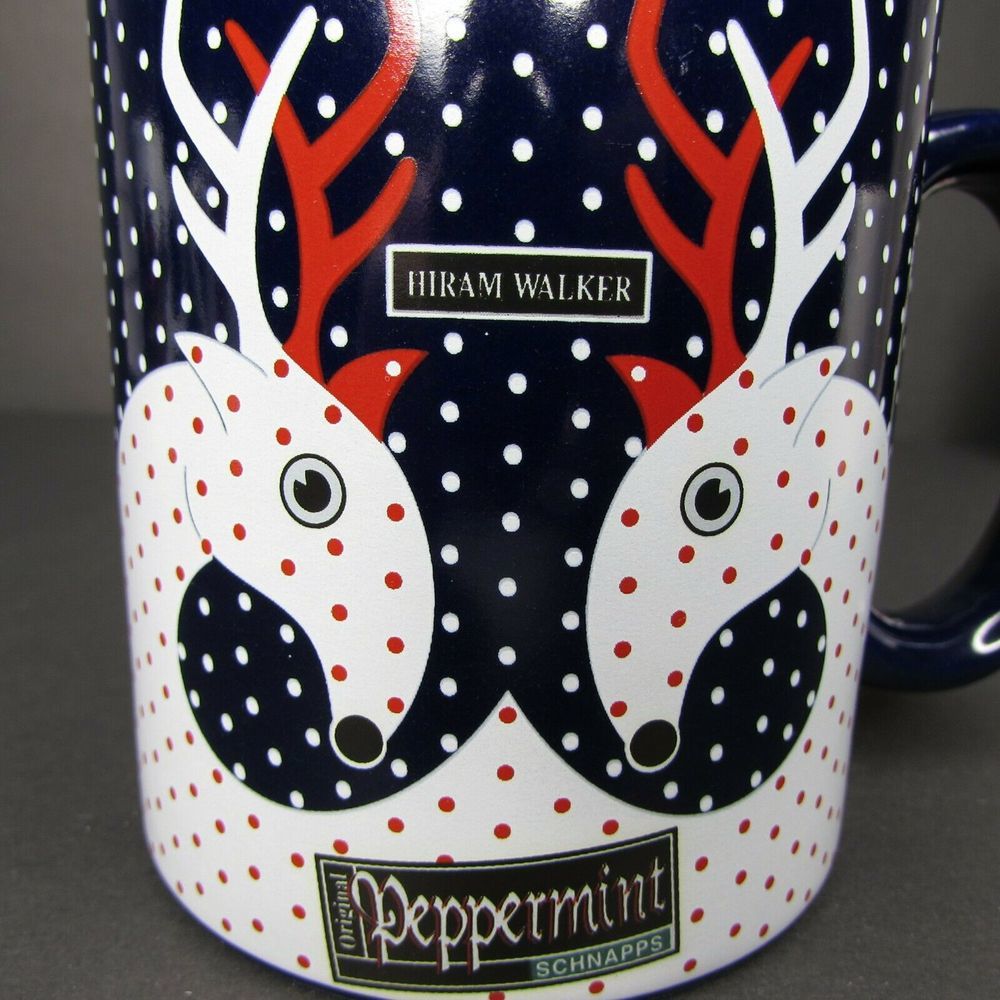 Peppermint Schnapps Reindeer Christmas Coffee Mug